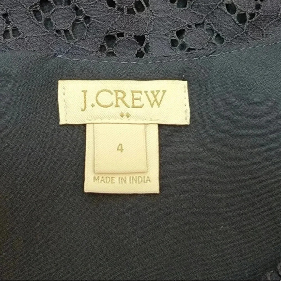 J. Crew Factory Short Sleeve Lace Top Size 4 - Picture 8 of 11